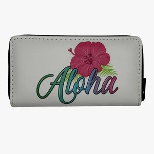 🆕 ALOHA Wallet Purse Long Leather Waterproof Cash Card Holder